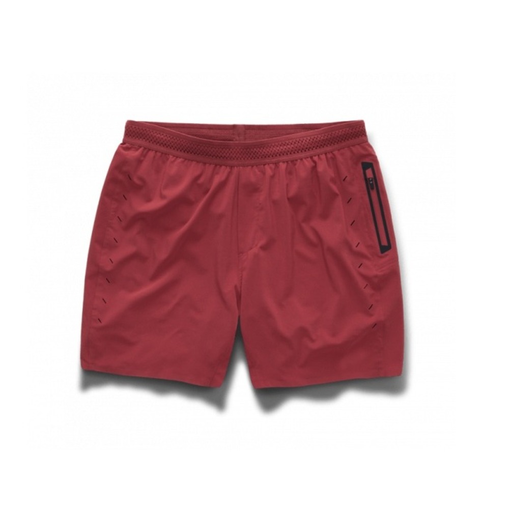 Ten Thousand The Session Short Mens Medium 7 Inch Inseam Red Lined Athletic Run